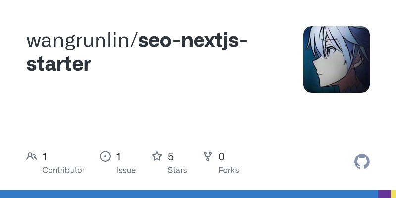 GitHub - wangrunlin/seo-nextjs-starter