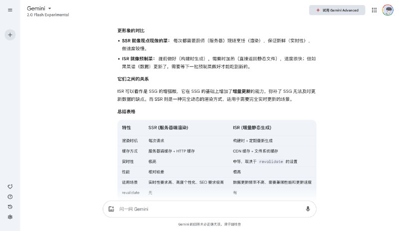 Next.js SSR 与 ISR 更形象的对比SSR 就像现点现做的菜