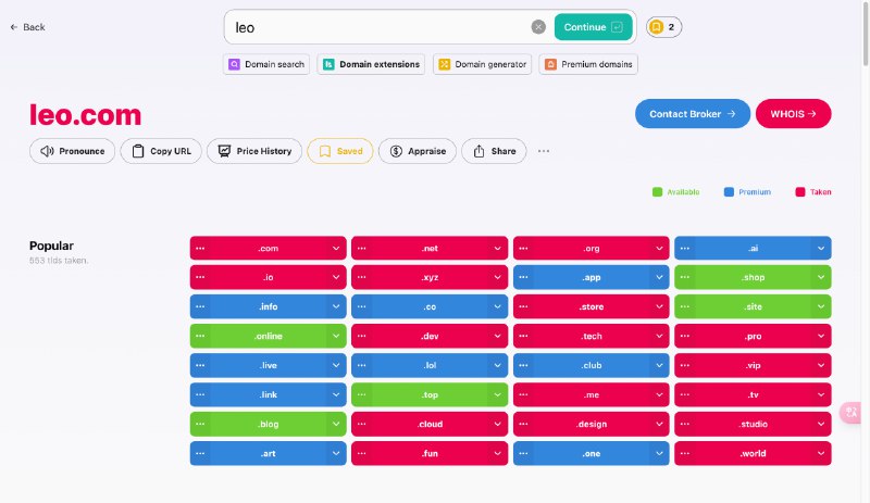 没找到好域名？跟大家分享个超好用的网站 